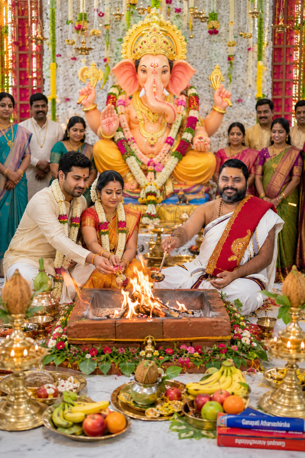 Ganapathi Homam( Peetham Sponsored )