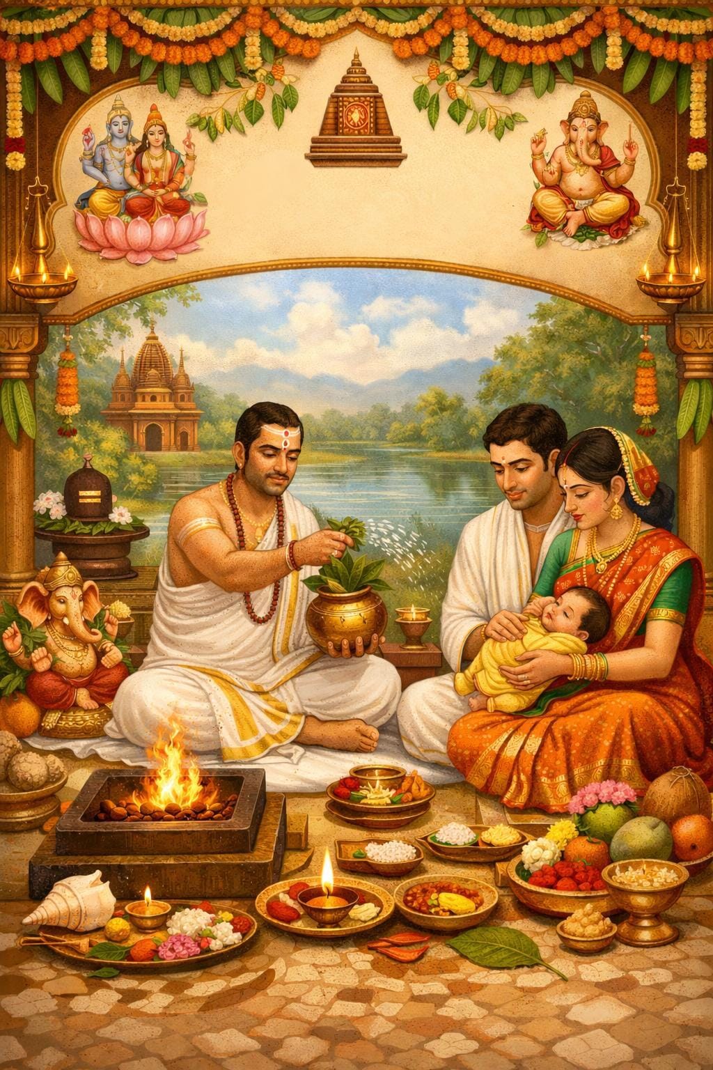 Punyajalam / Punyahavachanam